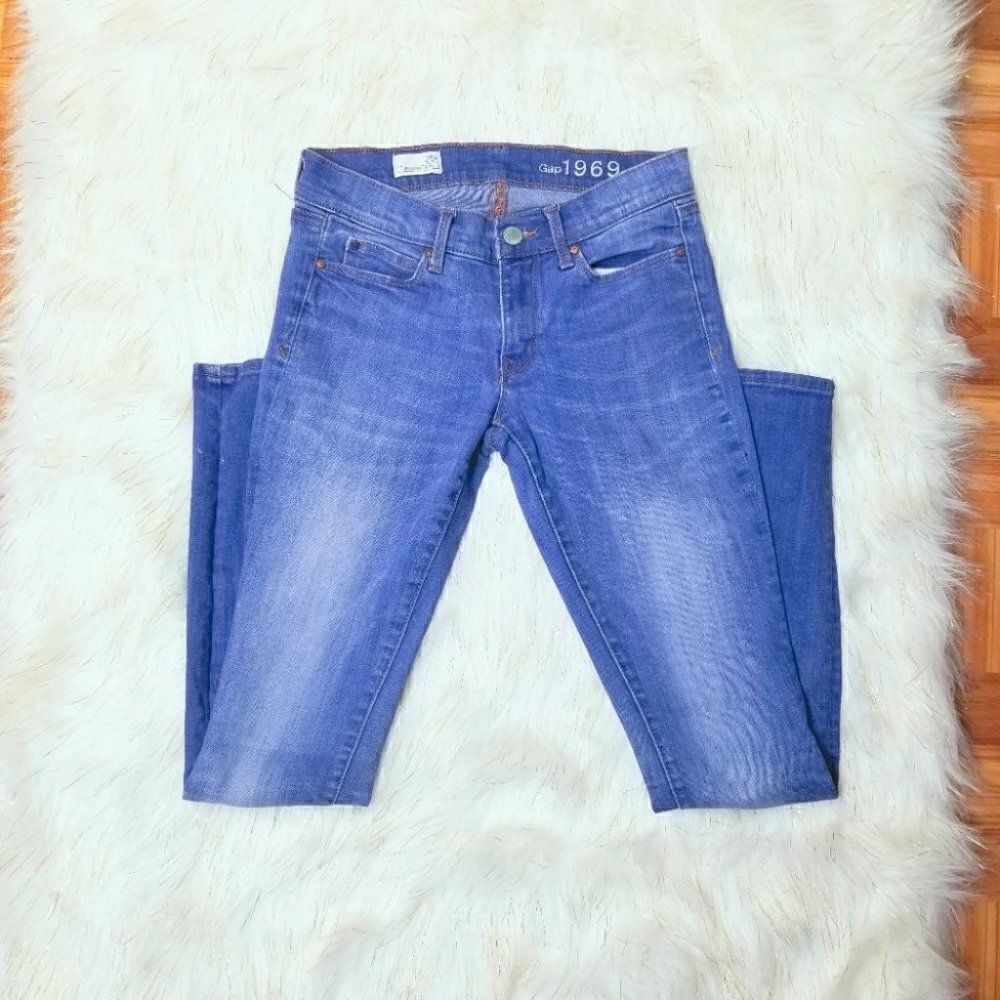 Gap Jeggings. Blue Medium Wash. 25#01